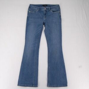 White House Black Market Jeans Womens 4S Blue Skinny Flare Stretch Denim